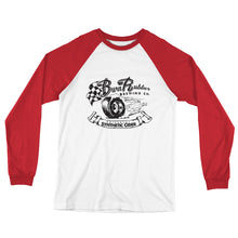 Load image into Gallery viewer, Long Sleeve Baseball T-Shirt, Burn Rubber Brewery Apparel