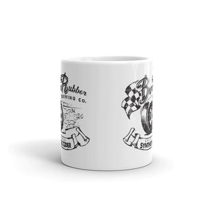 Official Burn Rubber Brewing Mug